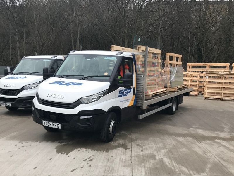 Specialist Glass Products Delivery Vans