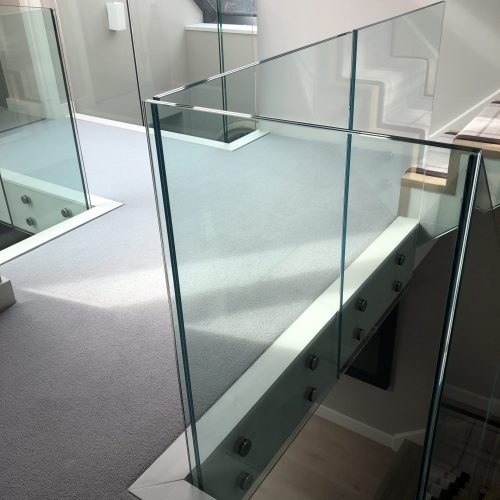 glass balustrades staircase