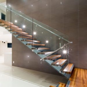 glass staircase design