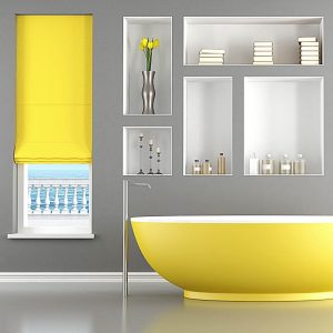 colourful bathroom home design trend