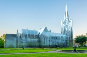 Cathedral of Dublin made in glass