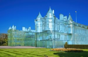 Holyrood Palace made in glass