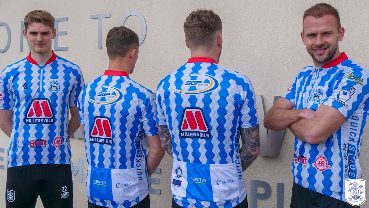 We have sponsored Huddersfield Town’s 2023 cycling shirt!